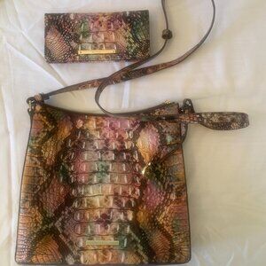 Brahmin Shoulder Bag and Matching Wallet